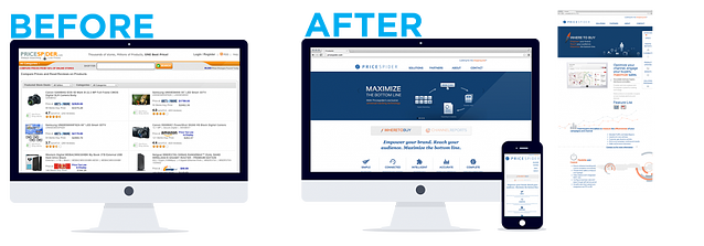 eCommerce Web Design PriceSpider 