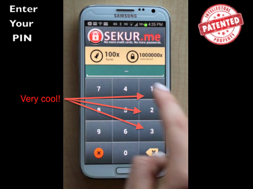 secure numeric keypad