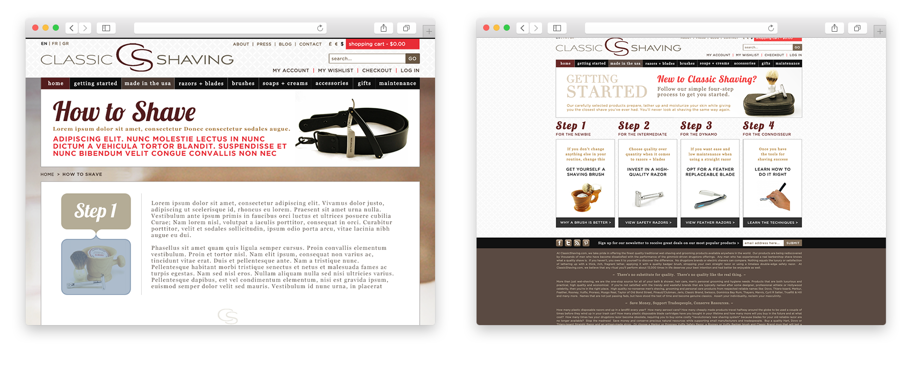 Classic Shaving Case Study Custom Features