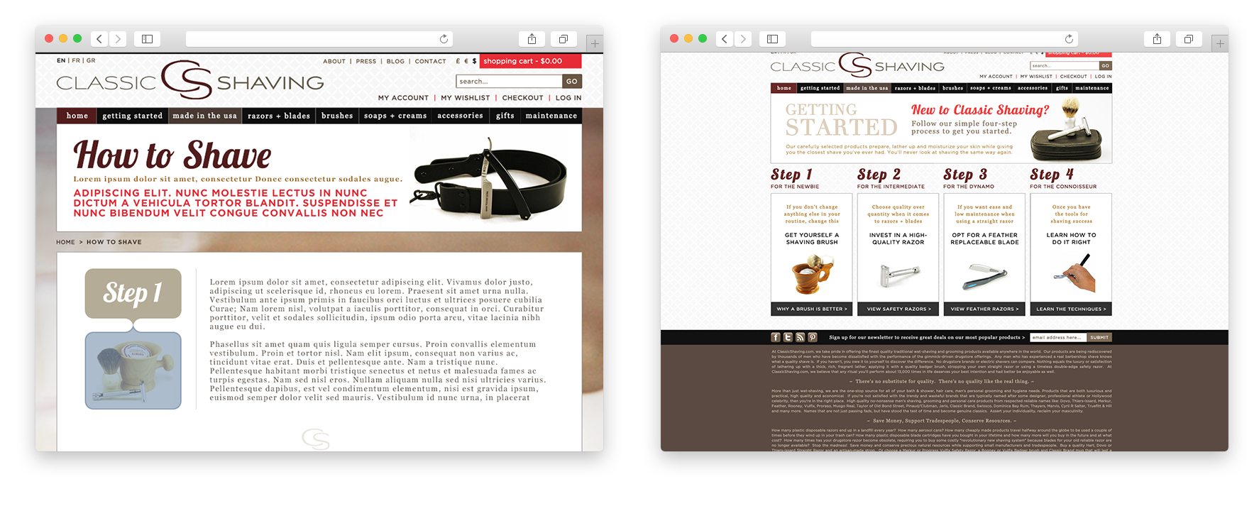 Classic Shaving Case Study Custom Features