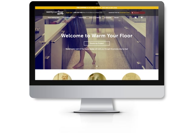 eCommerce marketing Warm Your Floor 