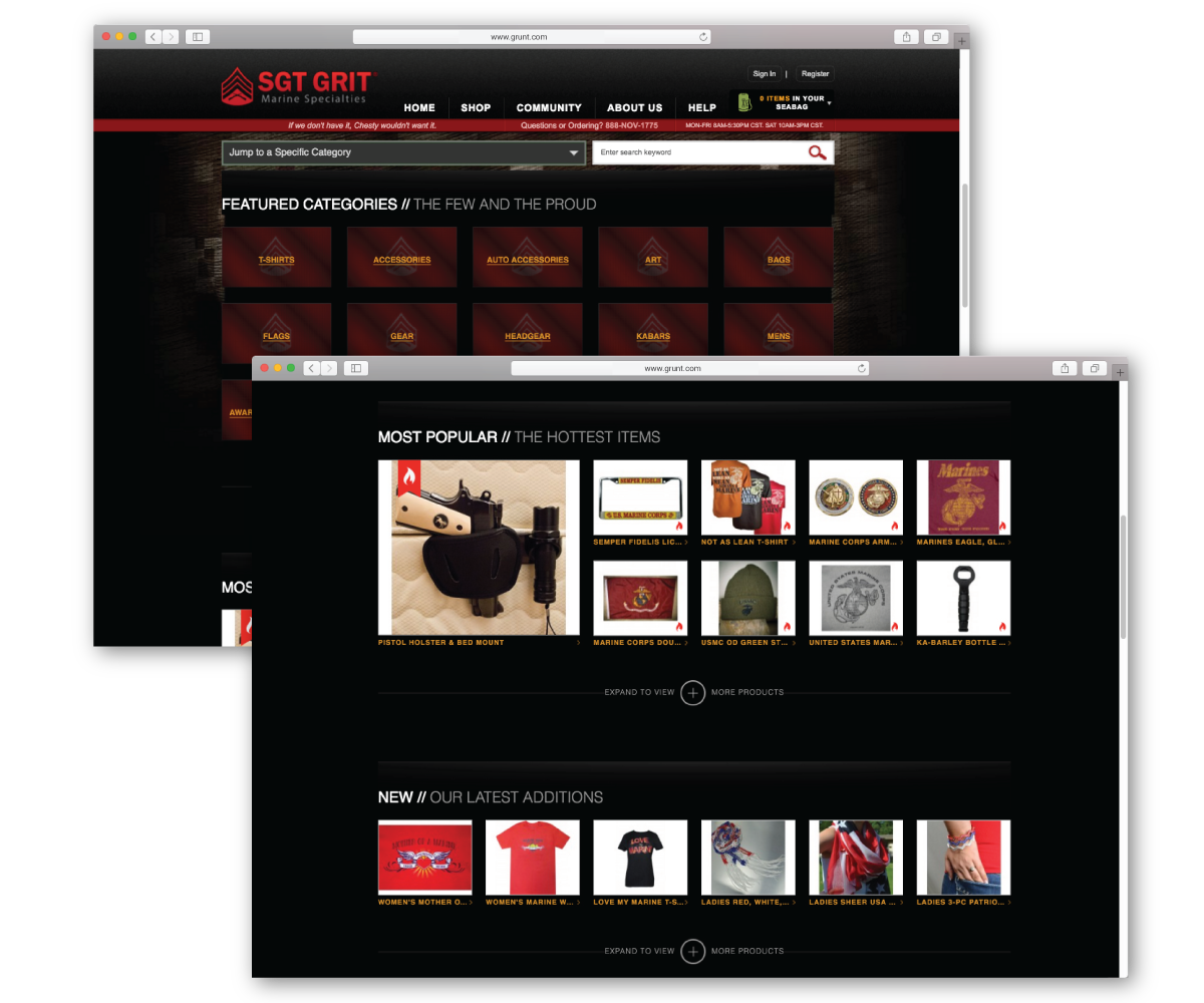 Sgt Grit EYEMAGINE eCommerce Case Study